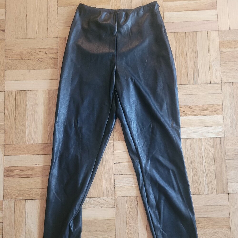 Black Pleather Pants